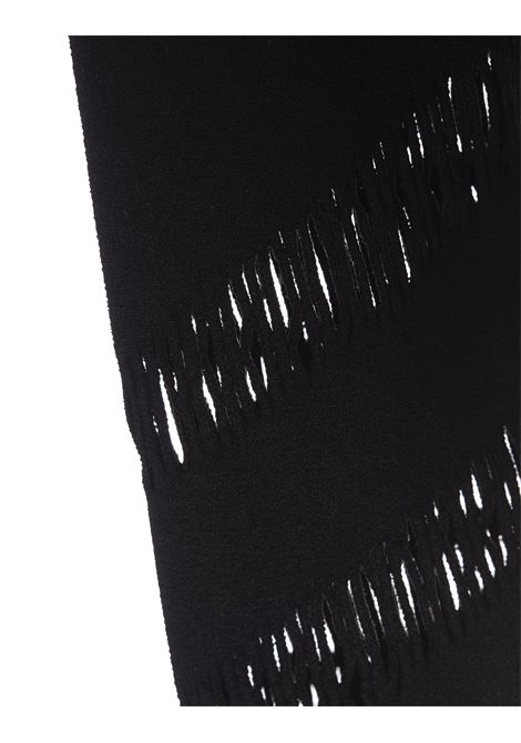 Abito Midi Con Motivo Traforato Nero ROBERTO CAVALLI | UKT152-MA00105051
